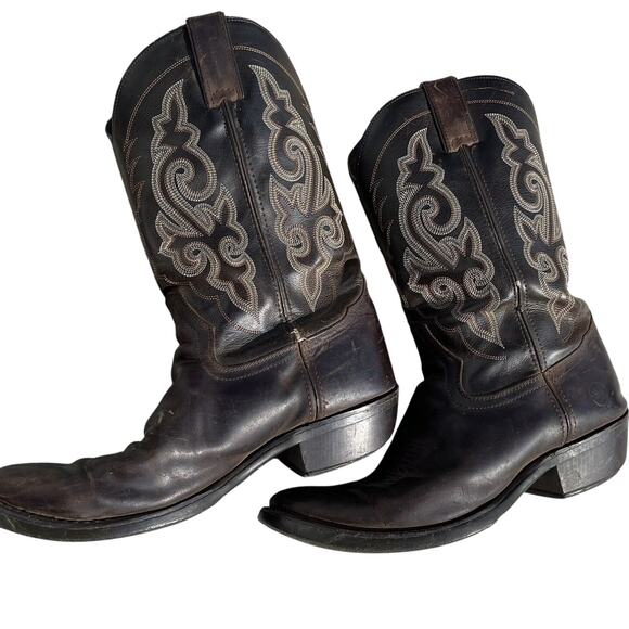 Double H Cowboy Boots Work Western Brown Leather Oil Resist DH3255 Men’s 9 D main image 7